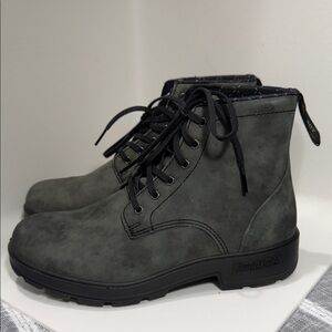 Blundstone Charcoal Lace-Up Boots